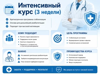 Реабилитация за 21 день в Кашире