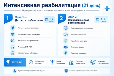 Реабилитация за 21 день в Кашире